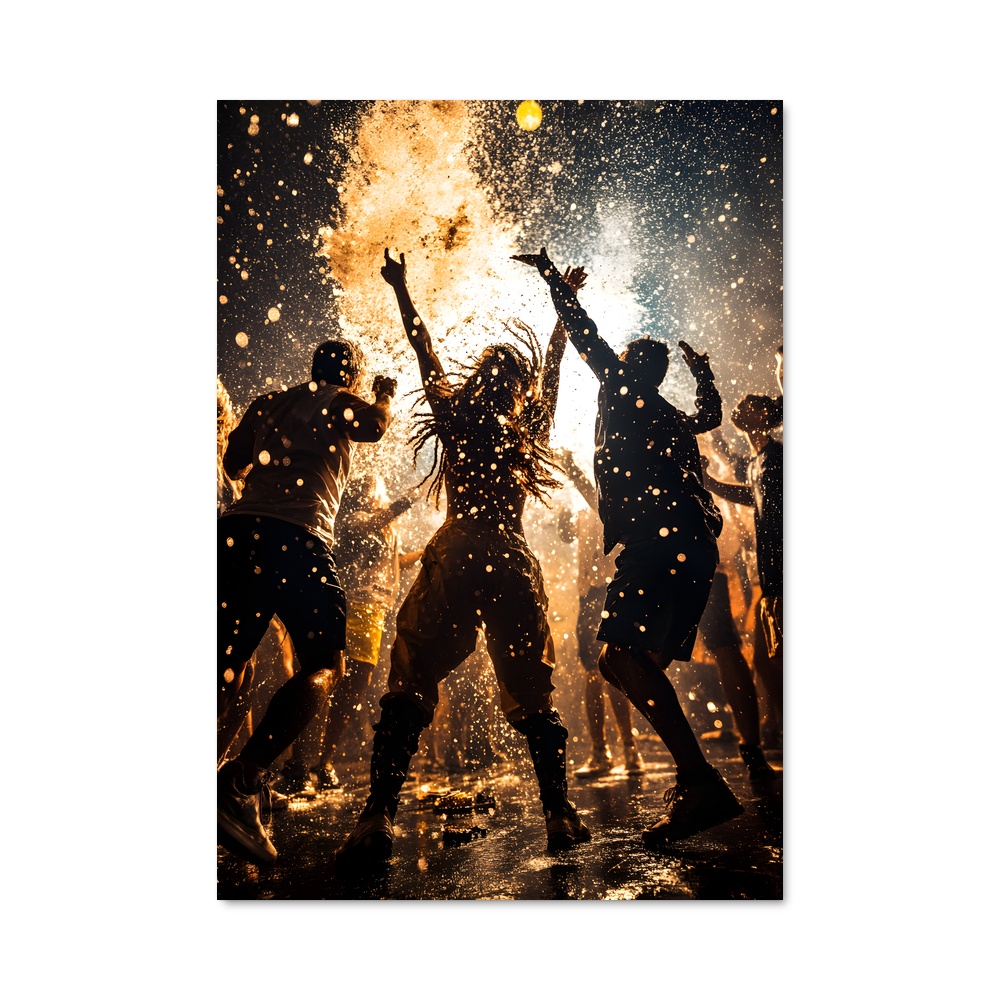 Poster American dance gouttes